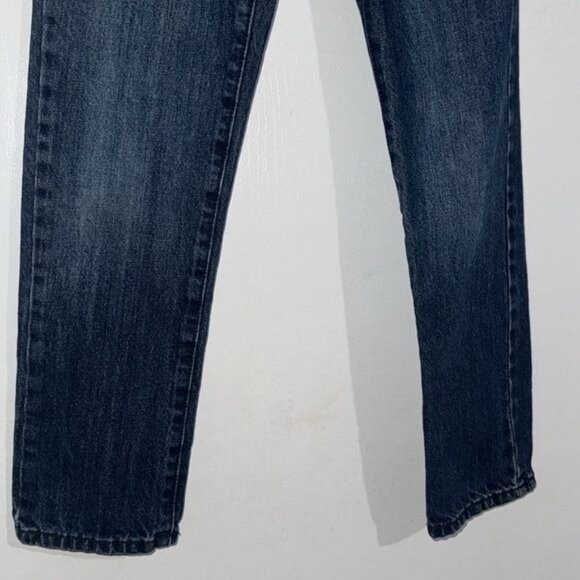 Childrens Place Boys Straight Leg Jeans Size 10 Slim 100% Cotton Dark Wash Denim - Picture 5 of 6